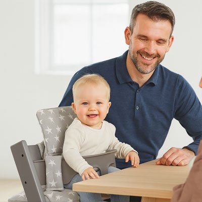 Chaise haute coussin | Confort Ergonomique - Mon paradis bébé